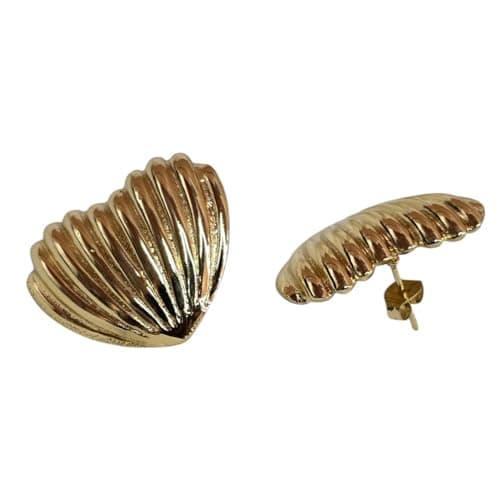 Gold-Tone Stud Earrings and Girls Trendy Comfortable Lightweight Fashion Jewelry for Daily Use a