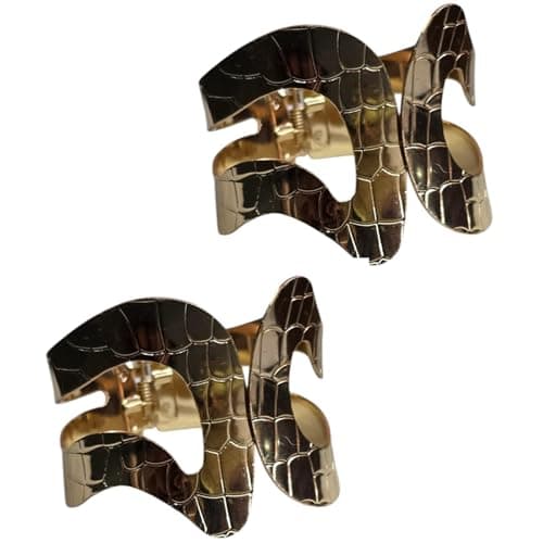 Gold-Tone Textured Cuff Bracelet & Girls Stylish Wide Statement Fashion Bangle Trendy Design Pac