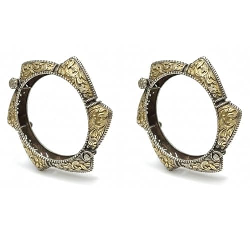 Women's Antique-Finish Floral Drop Earrings, Lightweight Long Dangle Earrings with Vintage Flowe