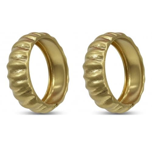 Gold-Tone Open Cut-Out Designer Bangle & Girls Lightweight Matte Finish Stylish Bracelet Trendy 
